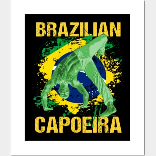 Brazilian Capoeira Dance Self-Defence Sports Posters and Art